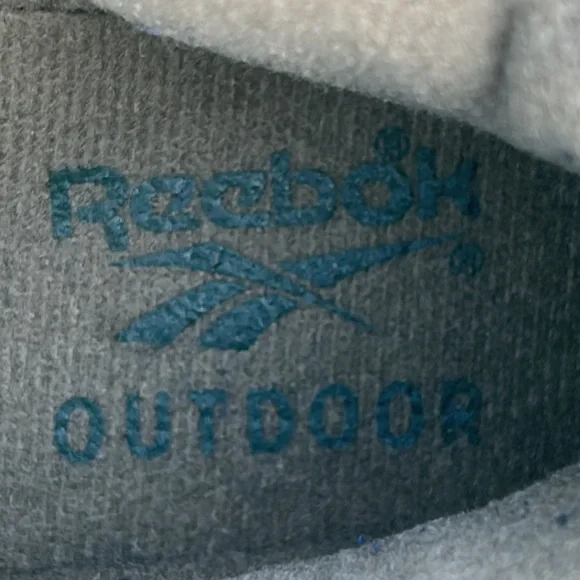 Reebok Rare Vintage 1995 Etna Mid Olive Canvas & Black Hiking Boots Size 7 1/2